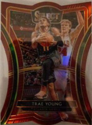 Trae Young [Die Cut Maroon Prizm] #149