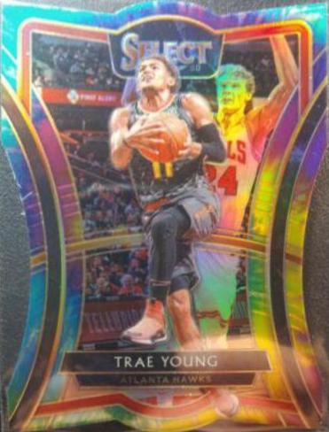 Trae Young [Die Cut Tie Dye Prizm] #149