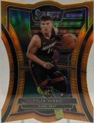 Tyler Herro [Die Cut Orange Prizm] #169