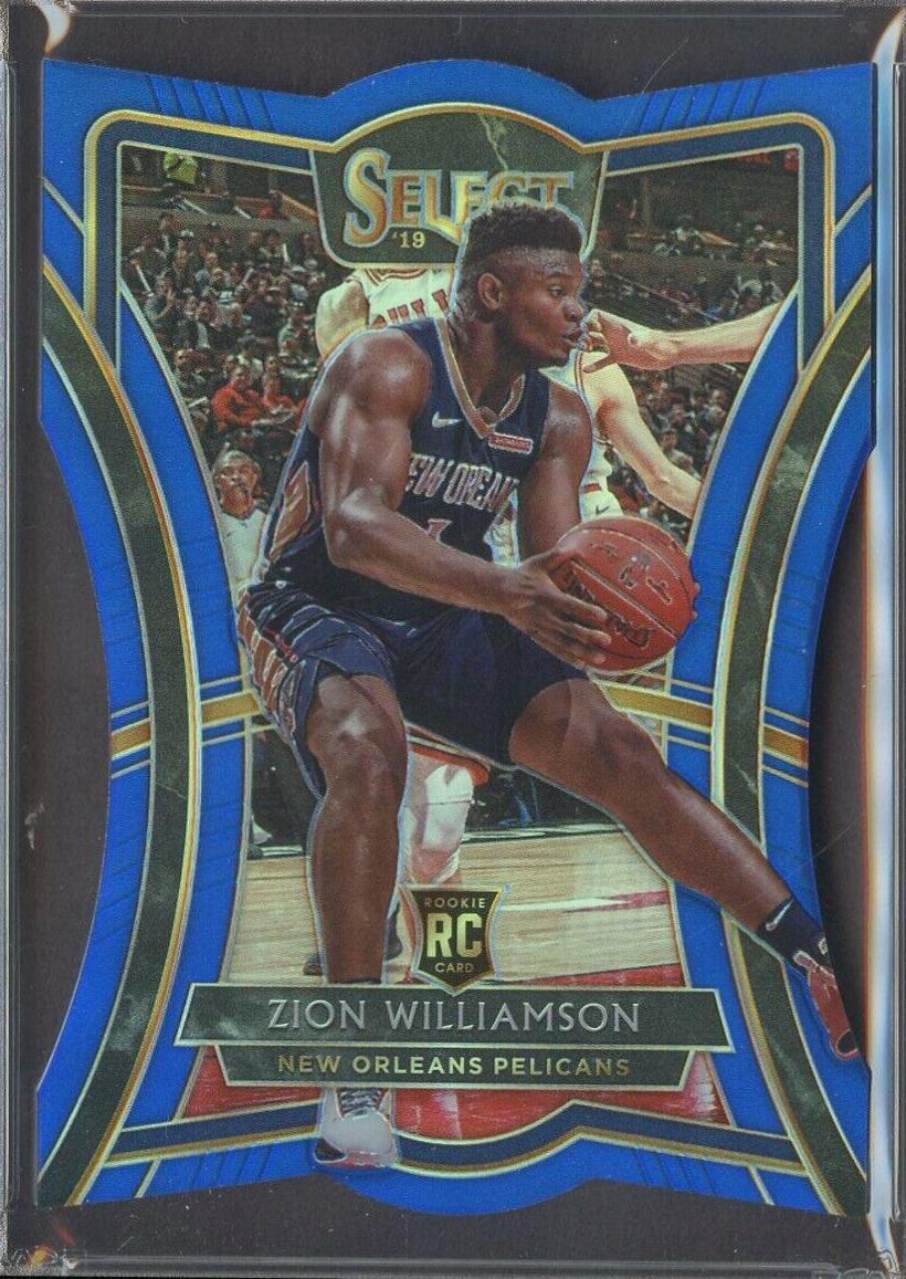 Zion Williamson [Die Cut Blue Prizm] #199