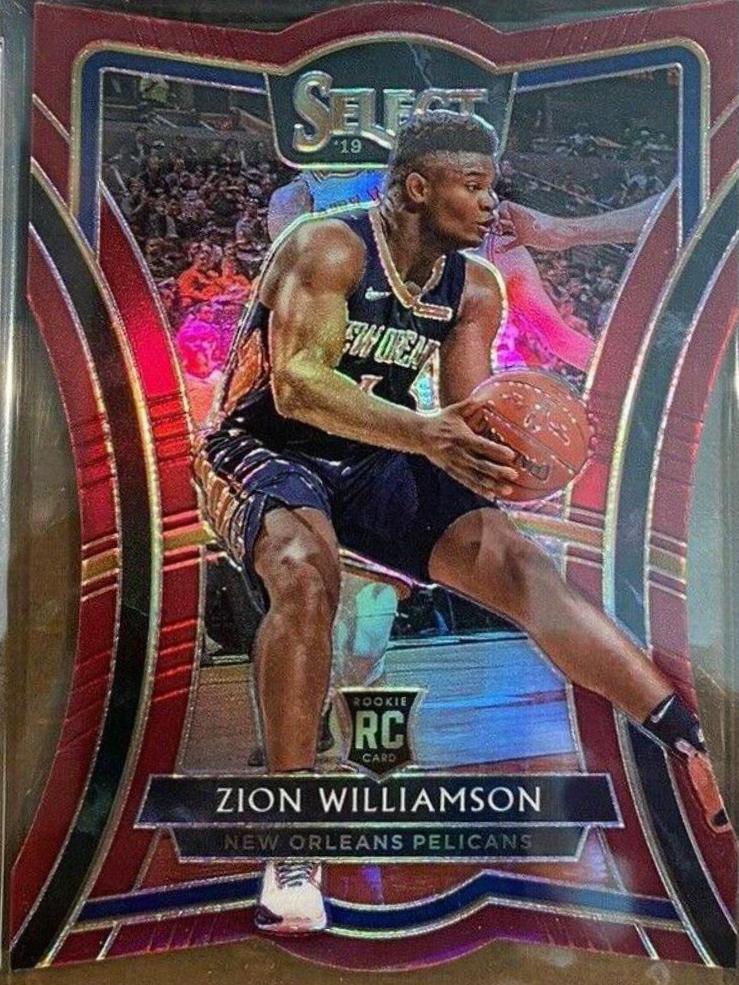 Zion Williamson [Die Cut Maroon Prizm] #199
