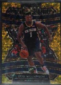 Zion Williamson [Gold Disco Prizm] #1