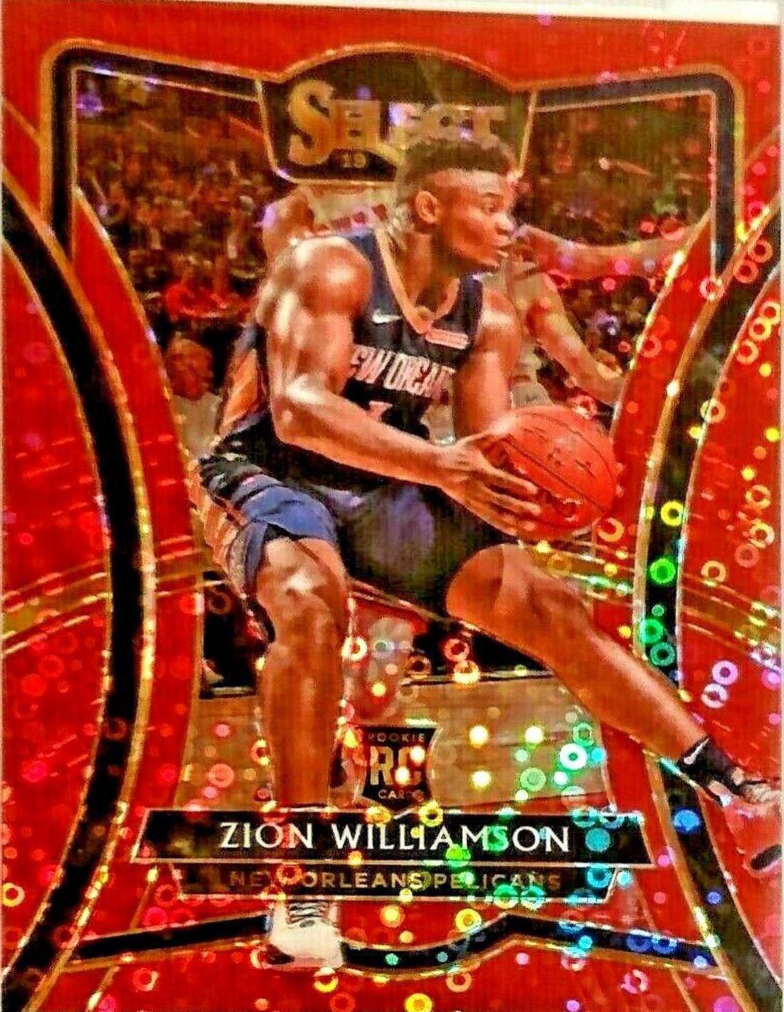 Zion Williamson [Red Disco Prizm] #199