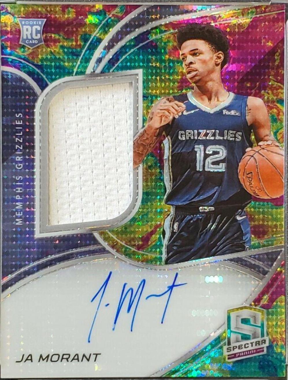 JA Morant [Jersey Autograph Celestial] #191