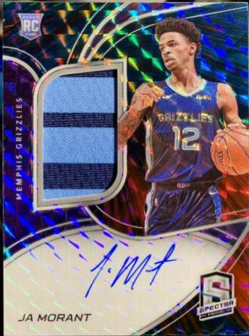 JA Morant [Jersey Autograph Interstellar] #191