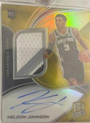 Keldon Johnson [Jersey Autograph Gold] #200