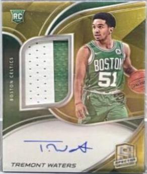 Tremont Waters [Jersey Autograph Gold] #208