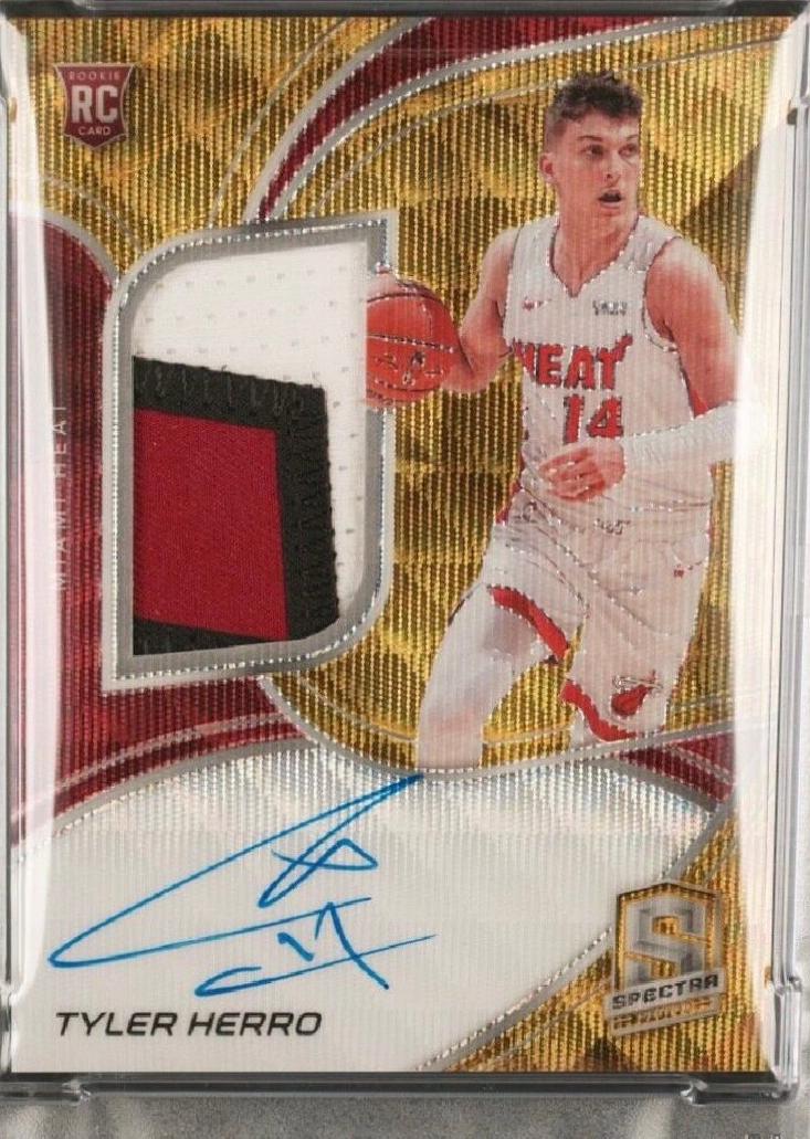 Tyler Herro [Jersey Autograph Gold Wave] #177