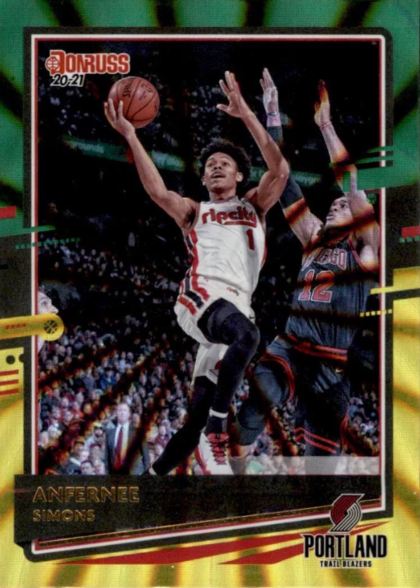 Anfernee Simons [Green Yellow Laser] #87