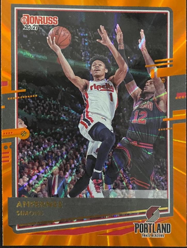 Anfernee Simons [Orange Laser] #87
