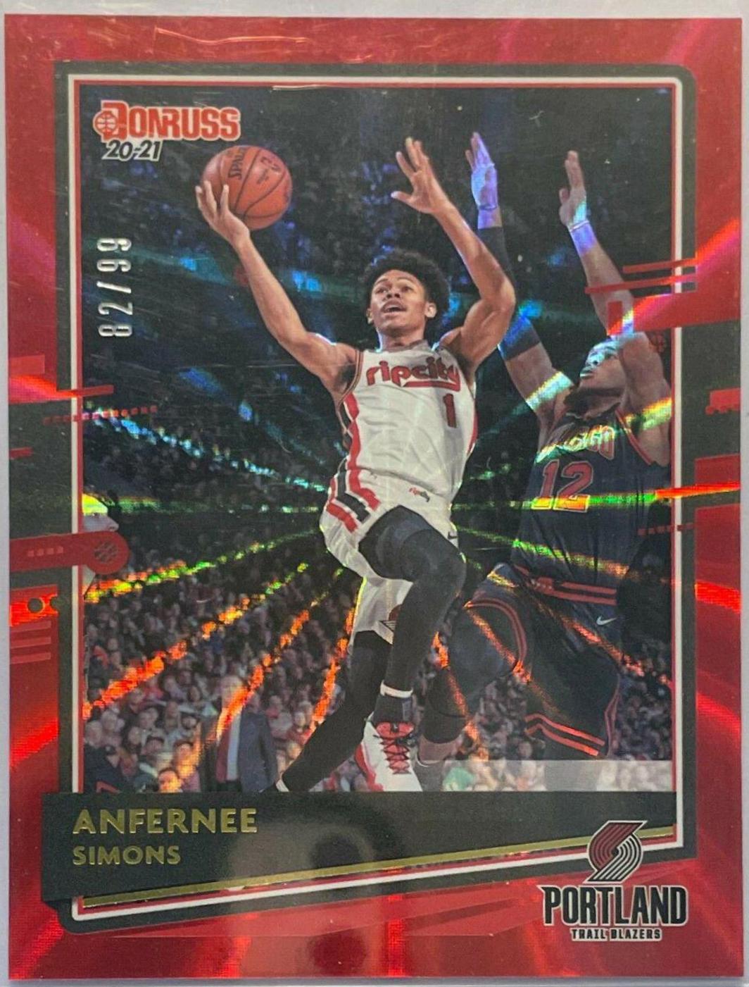 Anfernee Simons [Red Laser] #87
