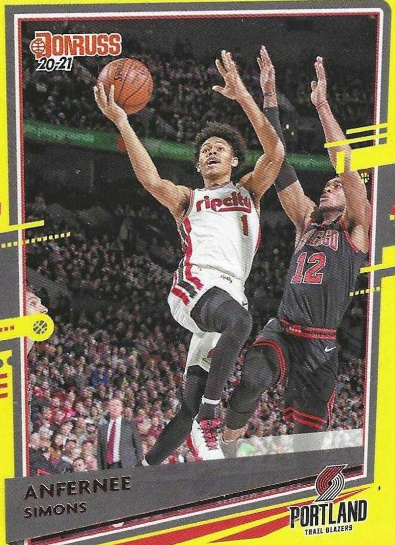 Anfernee Simons [Yellow Flood] #87