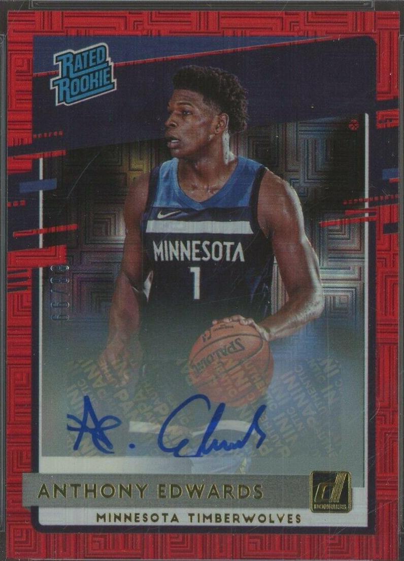 Anthony Edwards [Auto Choice Red] #201