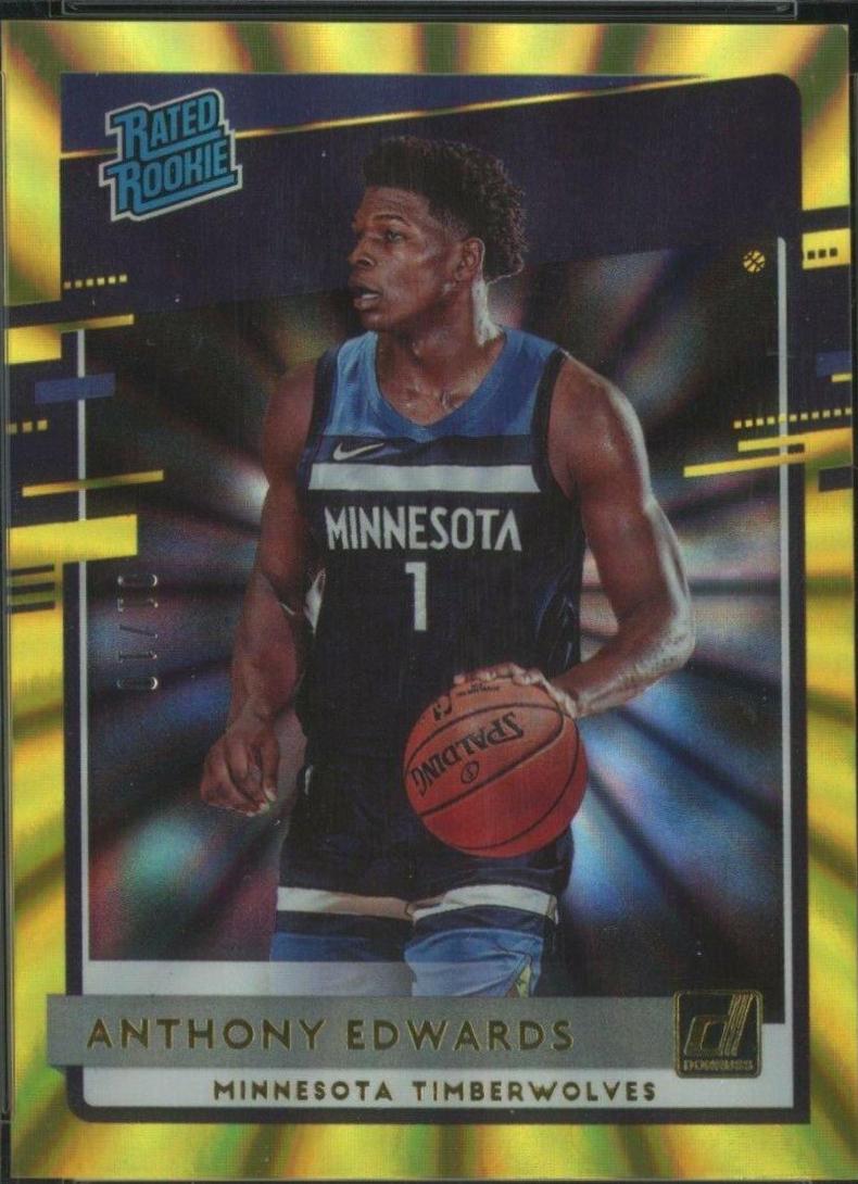 Anthony Edwards [Gold Laser] #201