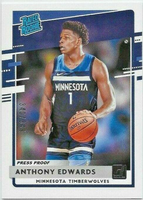 Anthony Edwards [Press Proof Silver] #201