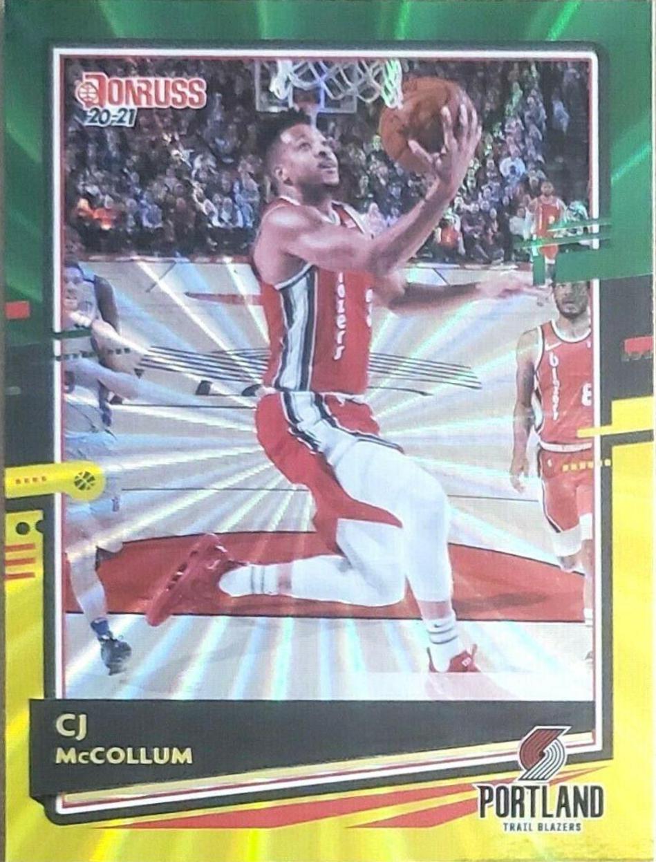 CJ McCollum [Green Yellow Laser] #91