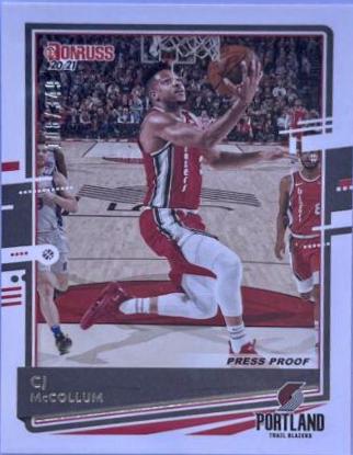 CJ McCollum [Press Proof Silver] #91