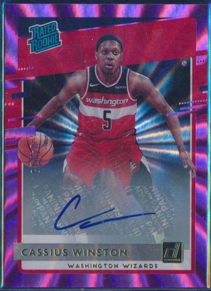 Cassius Winston [Auto Purple Laser] #249