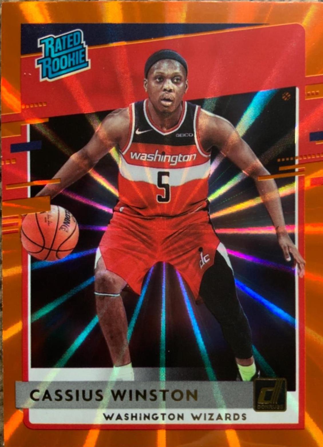 Cassius Winston [Orange Laser] #249
