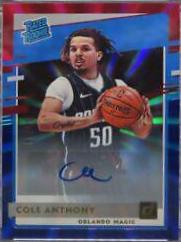 Cole Anthony [Auto Red Blue Laser] #208