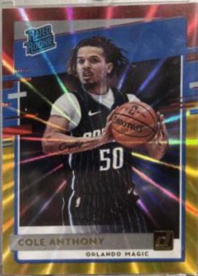 Cole Anthony [Red Gold Laser] #208