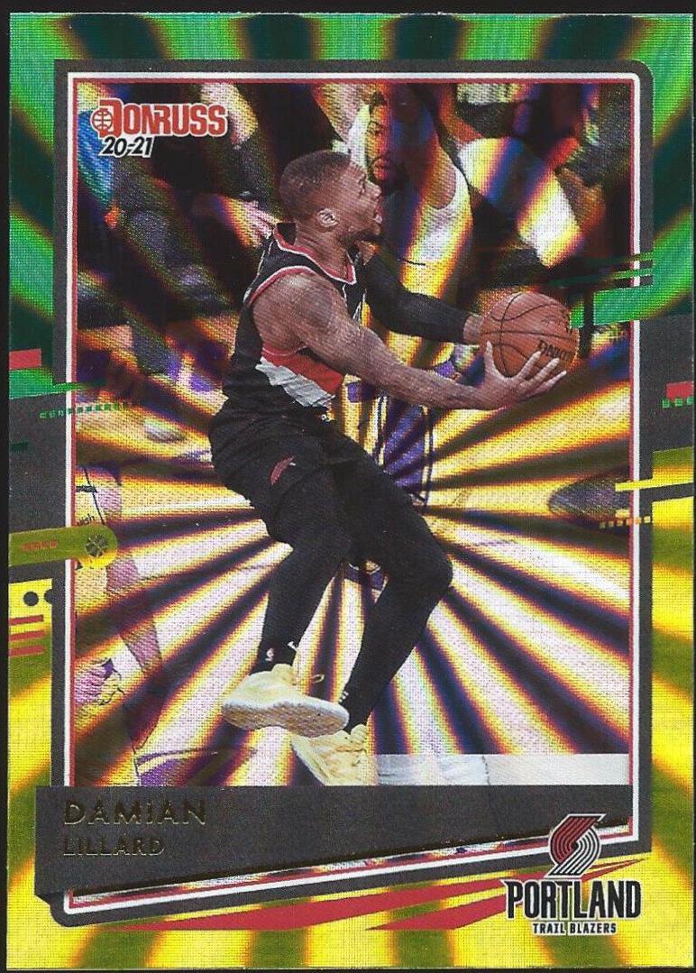 Damian Lillard [Green Yellow Laser] #28