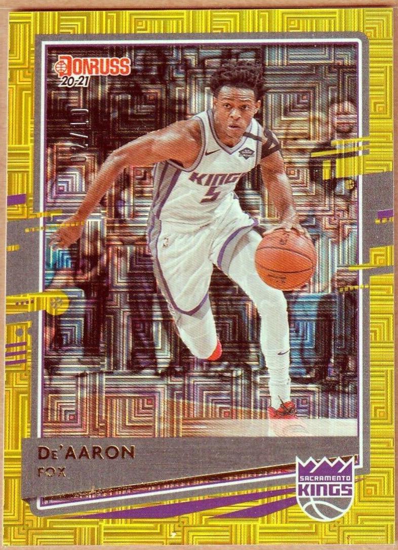 De'Aaron Fox [Choice Gold] #58