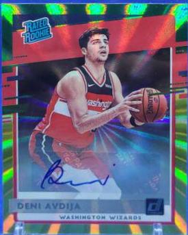 Deni Avdija [Auto Green Yellow Laser] #205