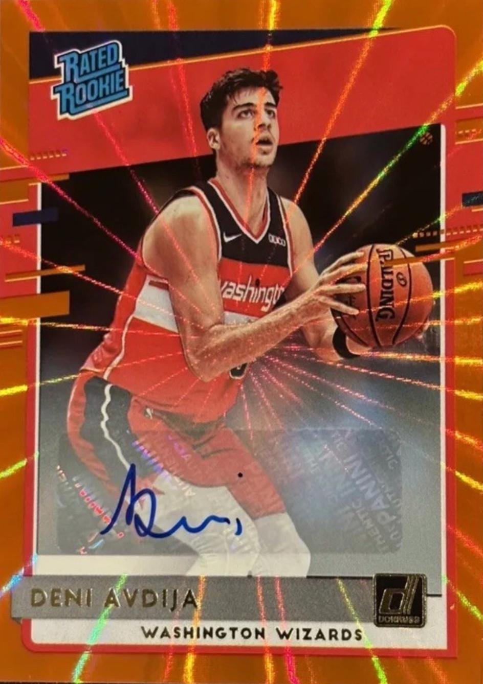 Deni Avdija [Auto Orange Laser] #205