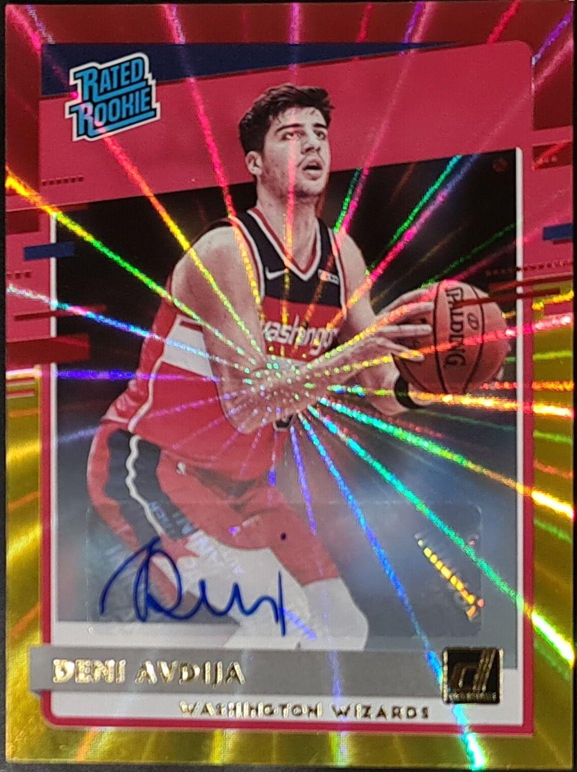 Deni Avdija [Auto Yellow Laser] #205