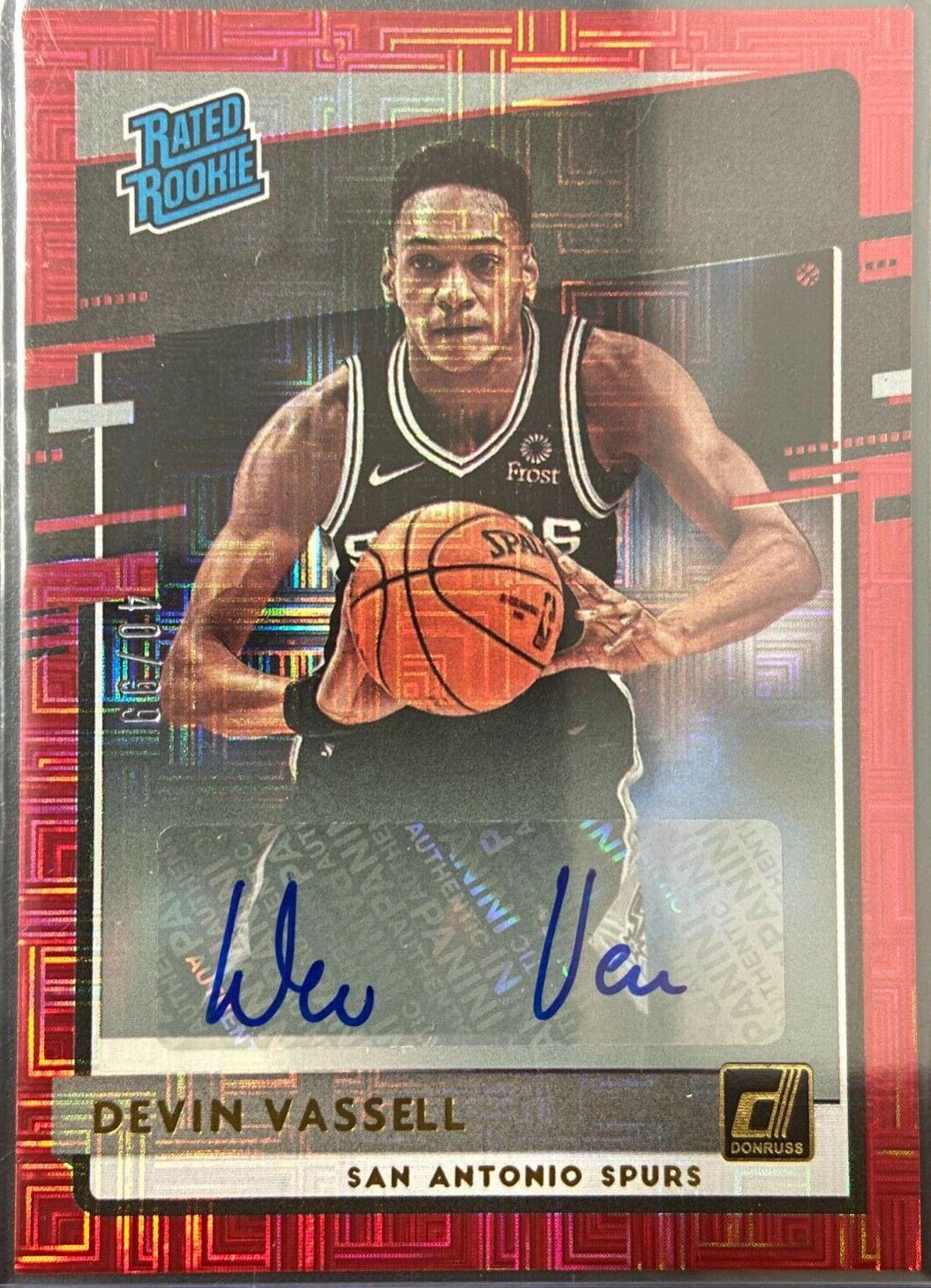 Devin Vassell [Auto Choice Red] #206