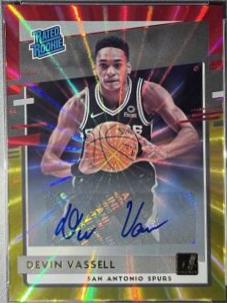Devin Vassell [Auto Red Gold Laser] #206