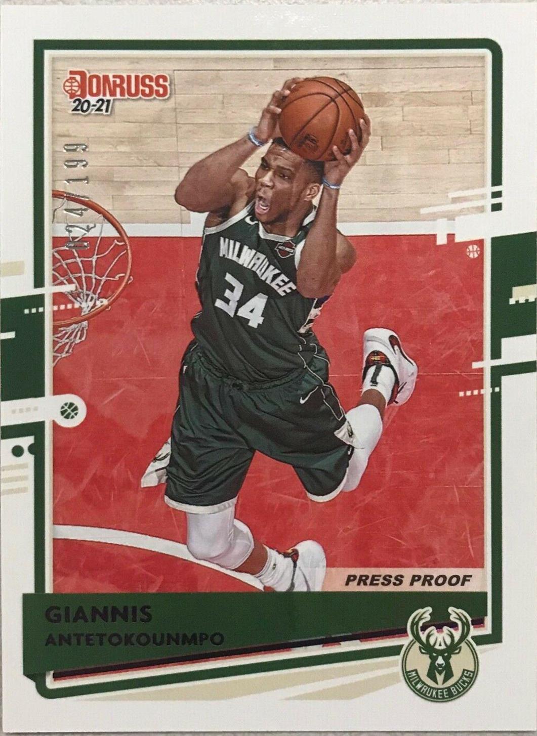 Giannis Antetokounmpo [Press Proof Purple] #104