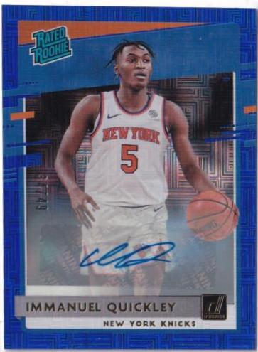 Immanuel Quickley [Auto Choice Blue] #213