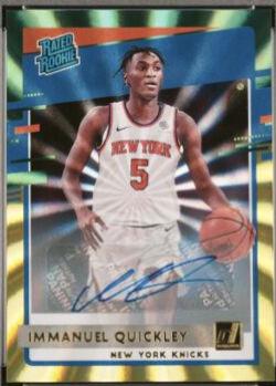Immanuel Quickley [Auto Green Yellow Laser] #213