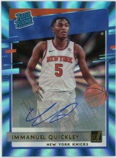Immanuel Quickley [Auto Light Blue Laser] #213