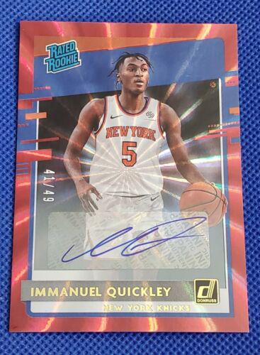 Immanuel Quickley [Auto Red Laser] #213