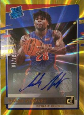 Isaiah Stewart [Auto Gold Laser] #233