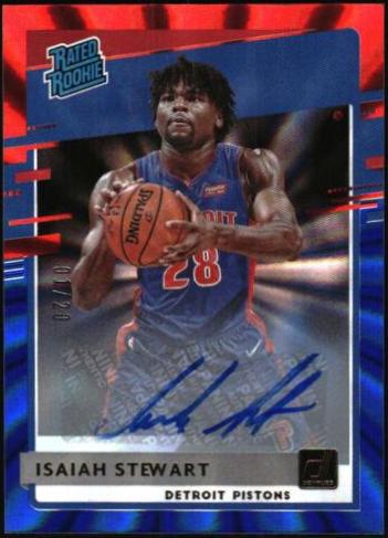Isaiah Stewart [Auto Red Blue Laser] #233
