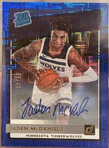 Jaden McDaniels [Auto Choice Red] #239