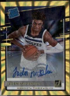 Jaden McDaniels [Auto Gold Laser] #239