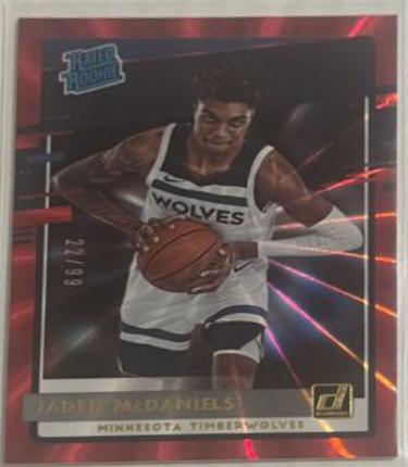 Jaden McDaniels [Red Laser] #239