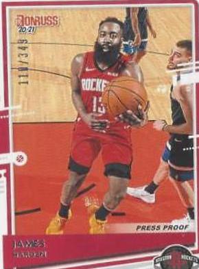 James Harden [Press Proof Silver] #37