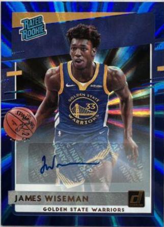 James Wiseman [Auto Blue Laser] #226