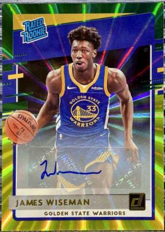 James Wiseman [Auto Green Yellow Laser] #226
