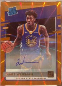 James Wiseman [Auto Orange Laser] #226