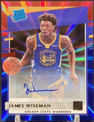 James Wiseman [Auto Red Blue Laser] #226