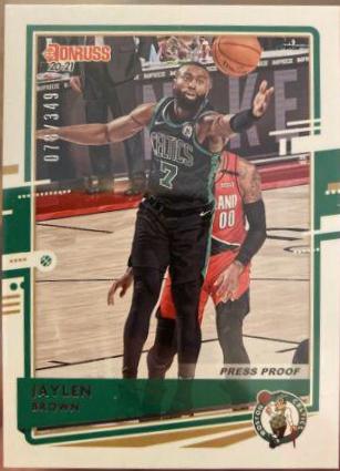 Jaylen Brown [Press Proof Silver] #161