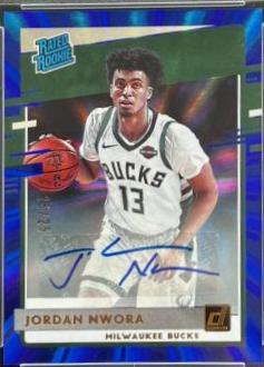 Jordan Nwora [Auto Blue Laser] #220