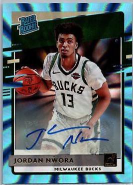 Jordan Nwora [Auto Light Blue Laser] #220